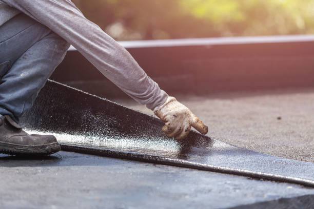 Professional Emergency Waterproofing technician working in Stockwell, IN